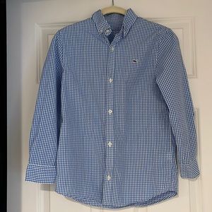 Vineyard Vines Boys L/S Button-Down Gingham size M (8-10)